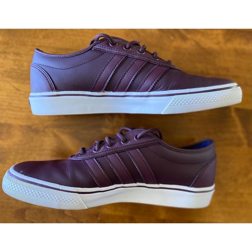 Adidas Adi-Ease Dark Burgandy Skate Shoes. Size 8 1/2 EUC - Picture 3 of 12